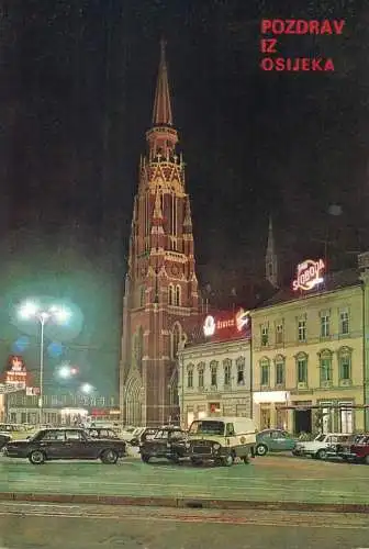 Postcard Croatia Osijek 1973