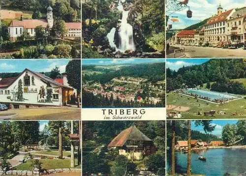 Postcard Germany Triberg Schwarzwald multi view