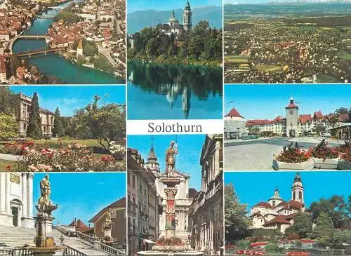 Postcard Switzerland Solothurn  multi view
