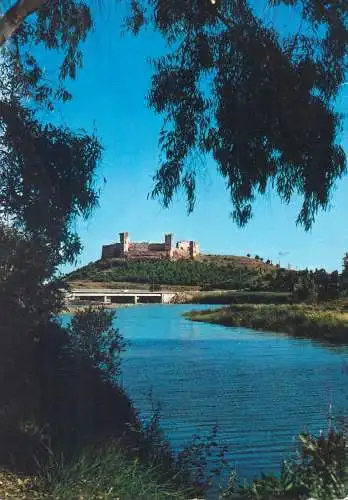 Postcard Spain Costa del Sol Fuengirola Sohail castle