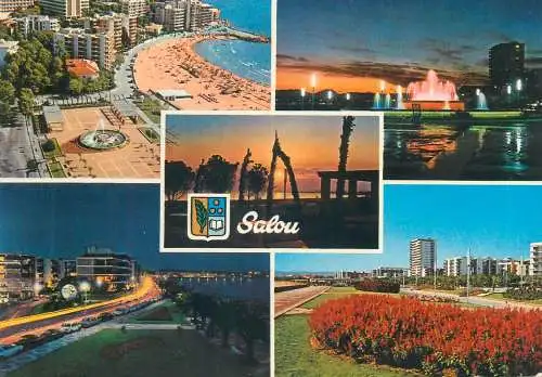 Postcard Spain Costa Dorada Salou multi view