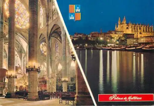 Postcard Spain > Islas Baleares > Palma de Mallorca cathedral