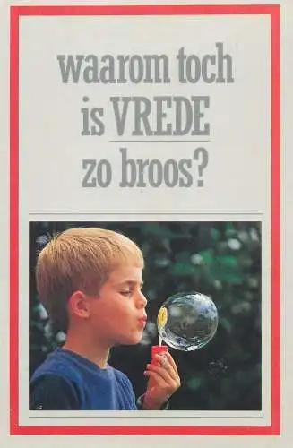 Postcard children scenes Belgium boy blowing soap bubbles