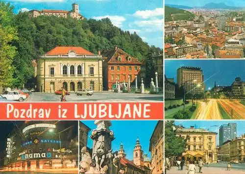 Slovenia multi view Greetings from Post card