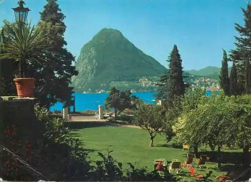 Postcard Switzerland Lugano-Cassarate Monte S. Salvatore