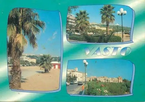 Italy Postcard Chieti Vasto Marina multi view