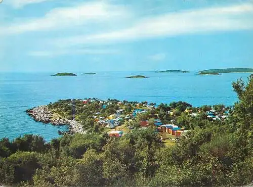 Postcard Croatia Vrsar autokamp 1971