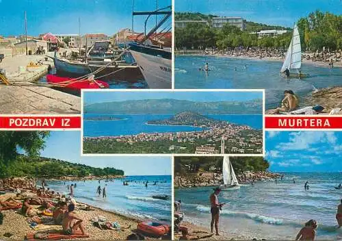 Postcard Croatia Murter multi view