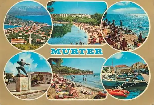 Postcard Croatia Murter multi view