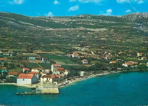 Postcard Croatia Kastel Stafilic 1987