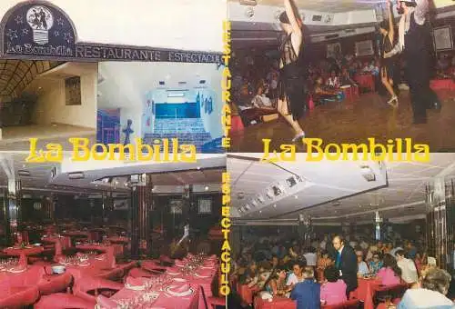 Postcard hotels restaurants Spain Zaragoza la bombilla
