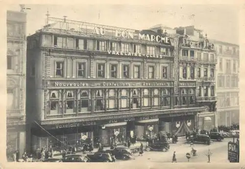 Postcard Belgium Liege facade des Grands Magasins