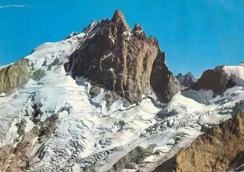 Postcard France la Meije glaciers