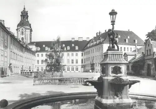 Postcard Germany Rudolstadt schloss Heidecksburg