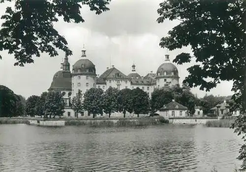 Postcard Germany Schloss Moritzburg barockmuseum multi view Dresden
