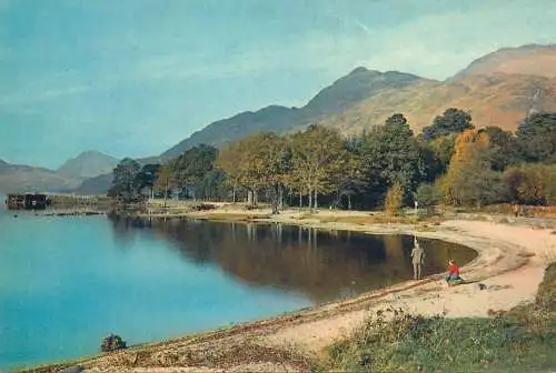 Post card Scotland Loch Lomond at Rowardennan