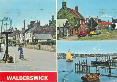 Post card England Walberswick multi view