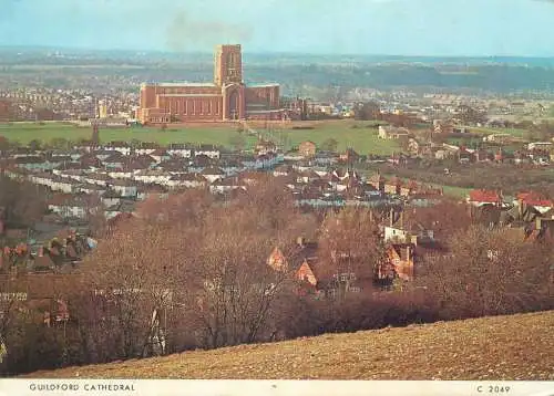 Postcard England  Guildford Cathedral