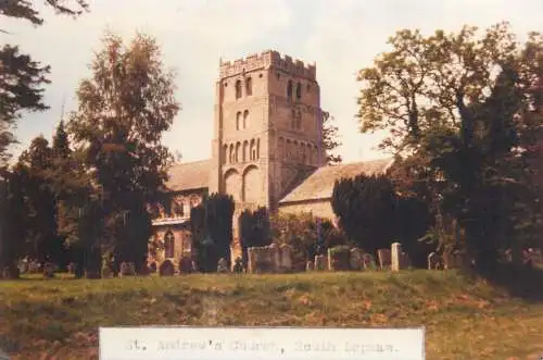 Postcard England South Lopham St Andrew's Church