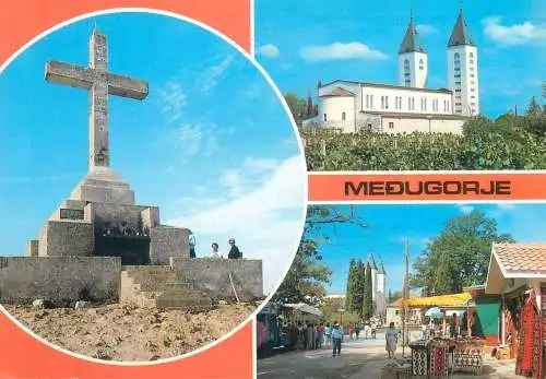 multi view Postcard Bosnia and Herzegovina Medugorje