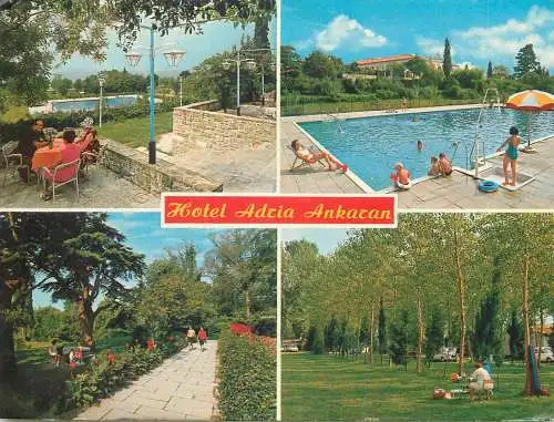 Postcard Slovenia Ankaran hotel Adria multi view
