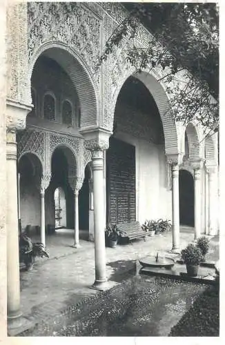 Postcard Spain Granada Alhambra 1959