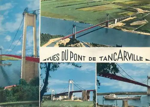 Postcard France Le pont de Tancarville Seine Maritime