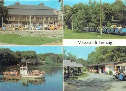 Postcard Germany Messestadt Leipzig multi view ship