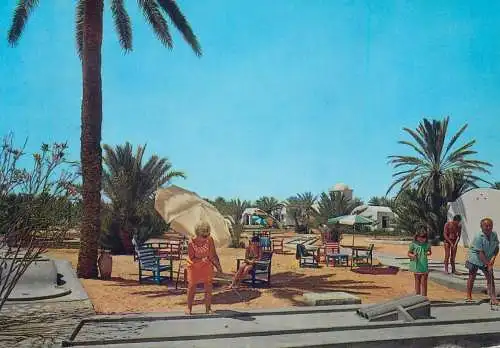 Mini-golf topical retated postcard Tunisia Hotel Zita