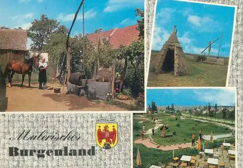 Mini-golf topical retated postcard Austria Burgenland Neusiedlersee