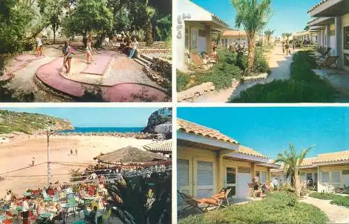 Mini-golf topical retated postcard Spain Hostal Club Playa Romantica Manacor