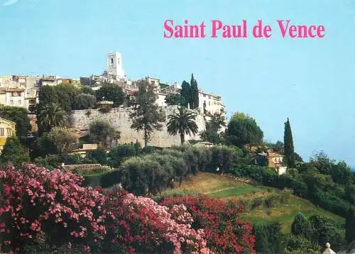 Postcard France Saint Paul de Vence 1998