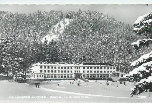 Postcard Austria Urlaubsheim Annental Ramsau bei Hainfeld ski resort