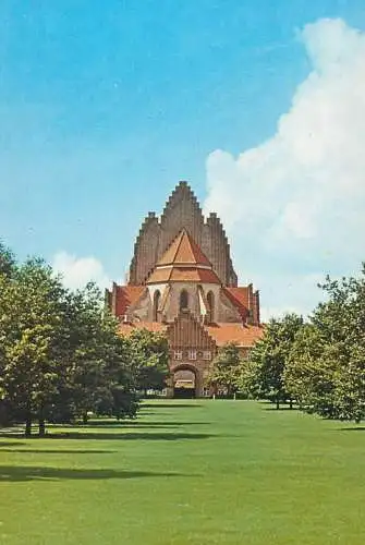 Denmark Copenhagen Grundtvig's Church Post card