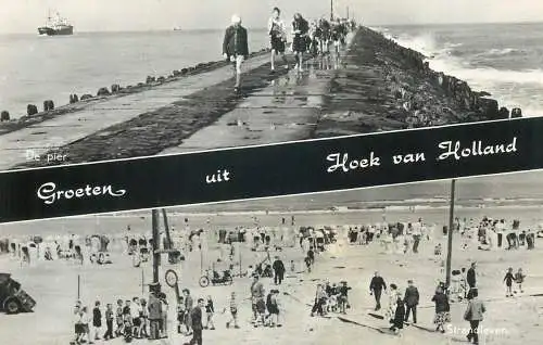 Postcard Netherlands Groeten uit Hoek van Holland