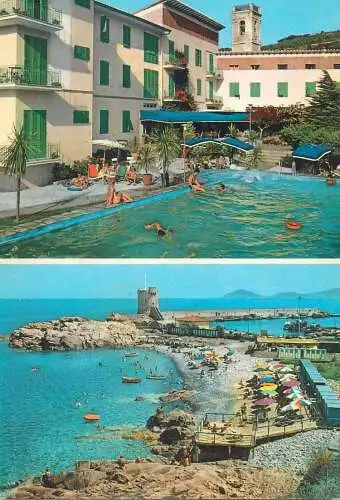 Postcard Italy Elba Marciana Marina Hotel "La Primula"  multi view