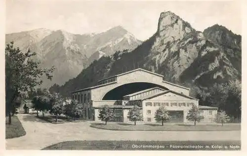 Postcards Germany Oberammergau passionstheater