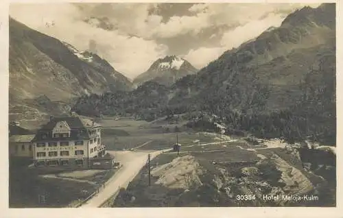 Postcards Switzerland  Hotel Maloja Kulm