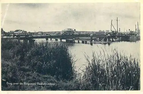Postcards Netherlands brug over de Ringvaart Badhoevedorp