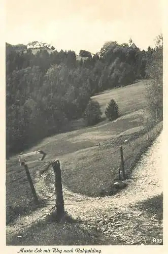 Postcards Germany Maria Lek mit Weg nach Ruhpalding nature view