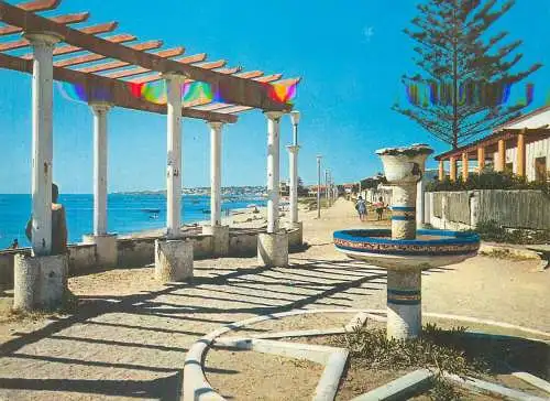 Postcard Algeria Alger beach view