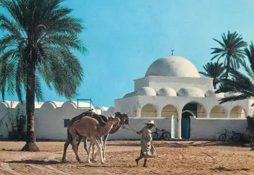 Postcard Tunisia Djerba Mosque of Mahboubine
