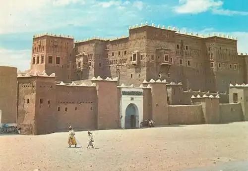 Post card Morocco Ouarzazate Le Dar El Glaoua