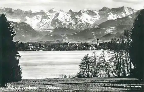 Postcards Germany Seeshaupt mit Gebirge