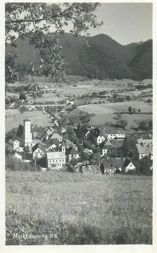 Postcards Germany Niederdonau Markt Gaming mountain village