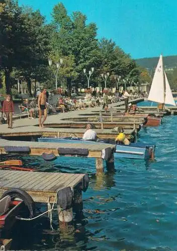 Postcard Austria Velden am Worthersee Landungsstelle