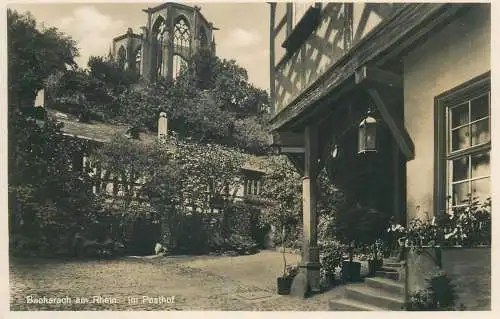 Postcards Germany Bacharach am Rhein im Posthof