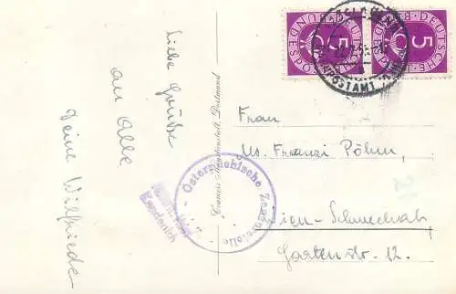 Postcards Germany Bacharach am Rhein im Posthof