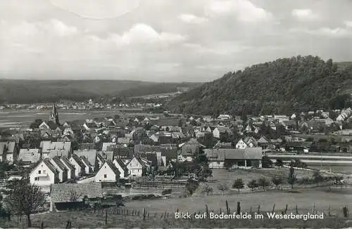 Postcards Germany Weser Uplands blick auf Bodenfelde