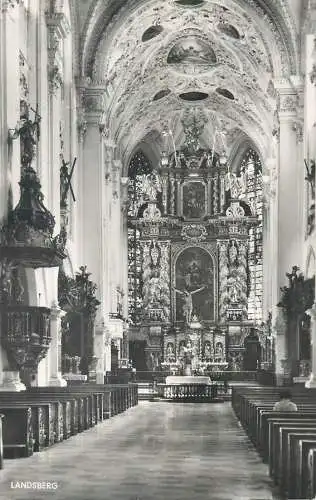 Postcards Germany Landsberh am Lech 1965